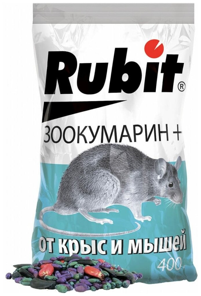 Rubit Защита от грызунов, зоокумарин+ зерновая смесь 400гр 62453