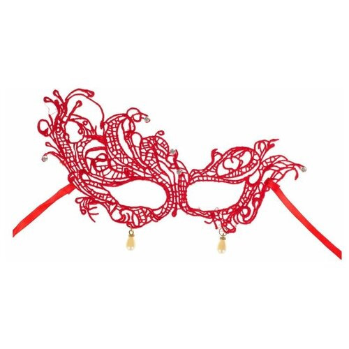 фото Карнавальная маска «загадка», с жемчугом сима-ленд