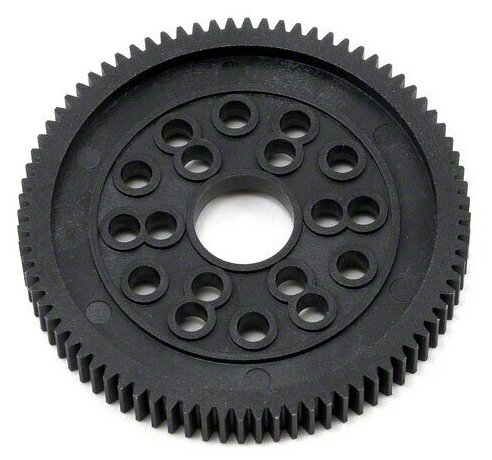 Спур шестерня (пластик) Axial AX30665 Spur Gear 48P 80T 80 зубов модуль 48 RC Аксиал АХ30665