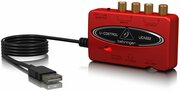 BEHRINGER UCA222 - аудиоинтерфейс USB для обработки и воспроизведения звука, 16 бит/48 кГц