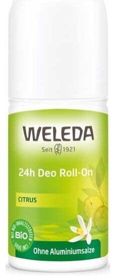 Цитрусовый дезодорант Weleda Roll-On 24 часа, 50мл