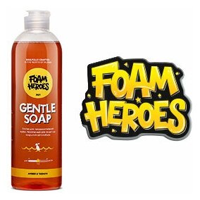 Автошампунь для бесконтактной мойки нейтральный Древесно-табачный Foam Heroes Gentle Soap Amber 500мл