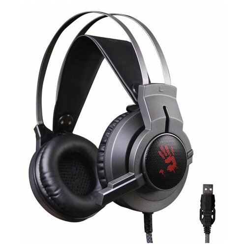 Наушники с микрофоном A4Tech Bloody G437 черный 18м мониторные оголовье G437 4276₽