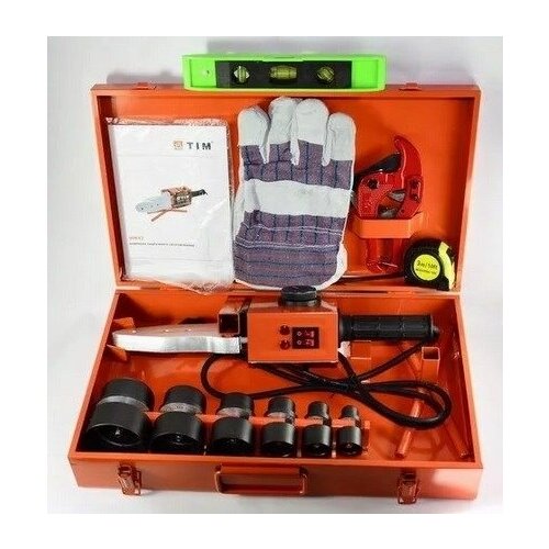 Паяльник мощность 1800Вт 20-63мм 6 насадокСварочный аппарат для труб и фитингов 390000₽