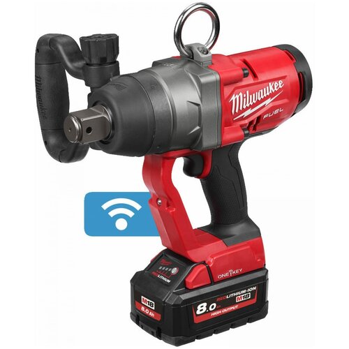 Аккумуляторный гайковерт Milwaukee M18 ONEFHIWF1-802X 4933459733 milwaukee m18onefhiwf1 802x импульсный гайковерт аккум чем 18 0 в 2x8 0ач 530 1020 1800 2033нм 1