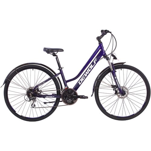 фото Женский велосипед dewolf asphalt 20 w (2022) 16" фиолетовый (151-165 см)