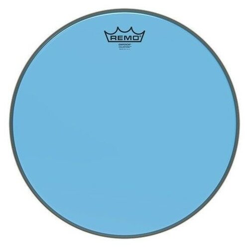 Пластик для барабана REMO BE-0312-CT-BU Emperor Colortone Blue Drumhead remo be 0310 ct pu 10 emperor colortone пластик для барабана прозрачный двойной пурпурный