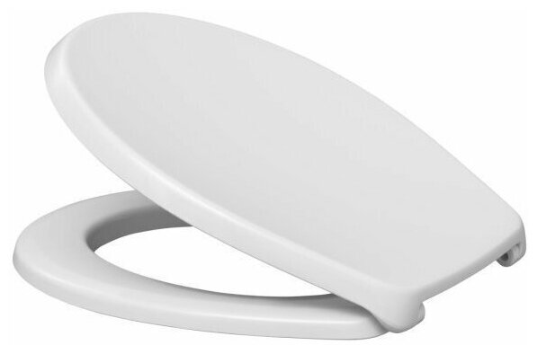 Сиденье для унитаза Cedo "Kinara", дюропласт пластиковое крепление с эксцентриком белое