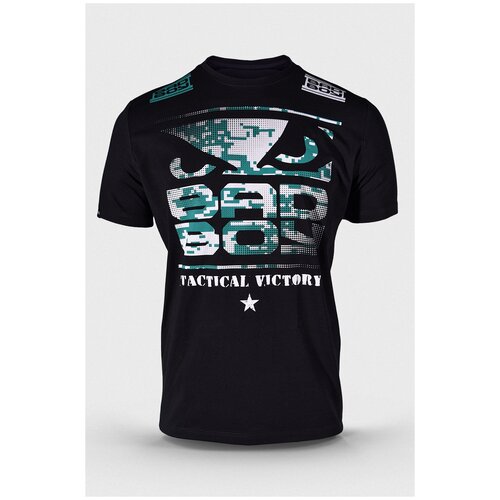 фото Футболка bad boy tactical victory t-shirt черный/зеленый 2xl