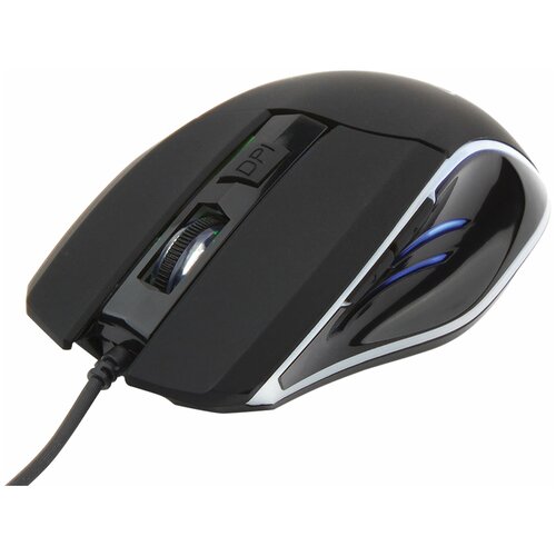 Мышь проводная игровая GEMBIRD MG-500 USB 5 кнопок 1 колесо-кнопка оптическая черная 170000₽