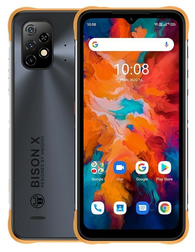 Смартфон UMIDIGI BISON X10 4/64GB (Желтый)