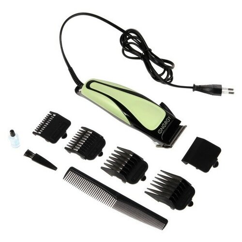 Машинка для стрижки ENERGY EN-709 10 Вт 36912 мм нерж сталь 220 В чёрно-зелёная 148200₽