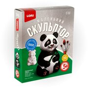 Набор для изготовления игрушки из гипса Lori "Маленький скульптор. Панда"