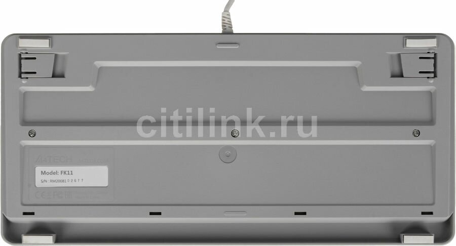 Клавиатура A4TECH Fstyler FK11, USB, белый [fk11 usb (white)]