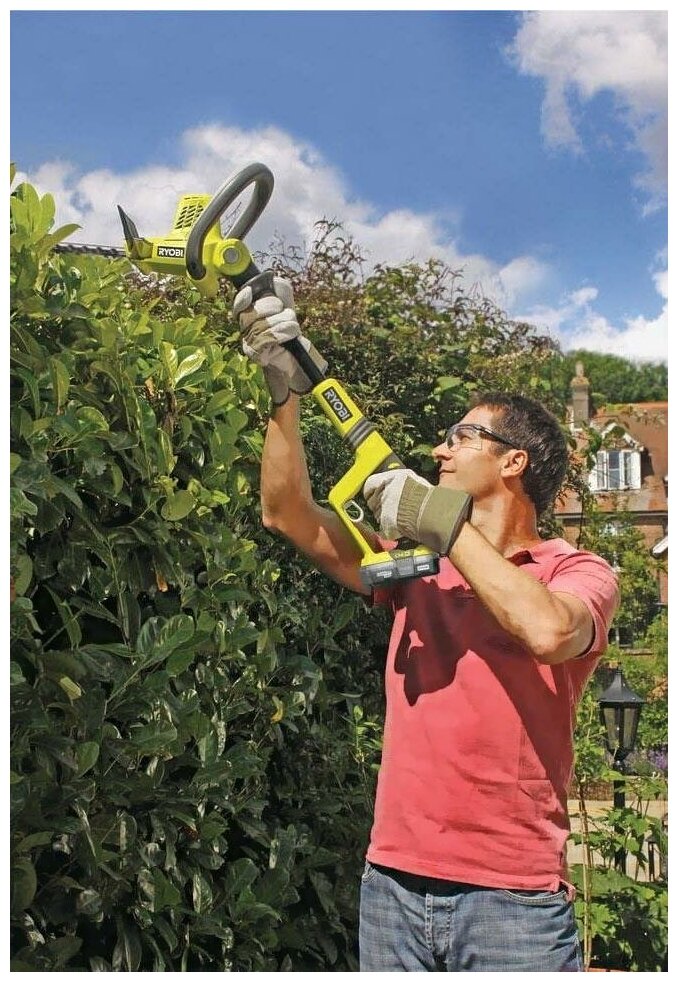 Аккумуляторный высотный кусторез Ryobi ONE+ OHT1850X - фотография № 7