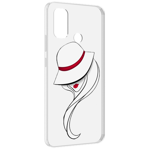 Чехол MyPads Лого женский для UleFone Note 10P / Note 10 задняя-панель-накладка-бампер