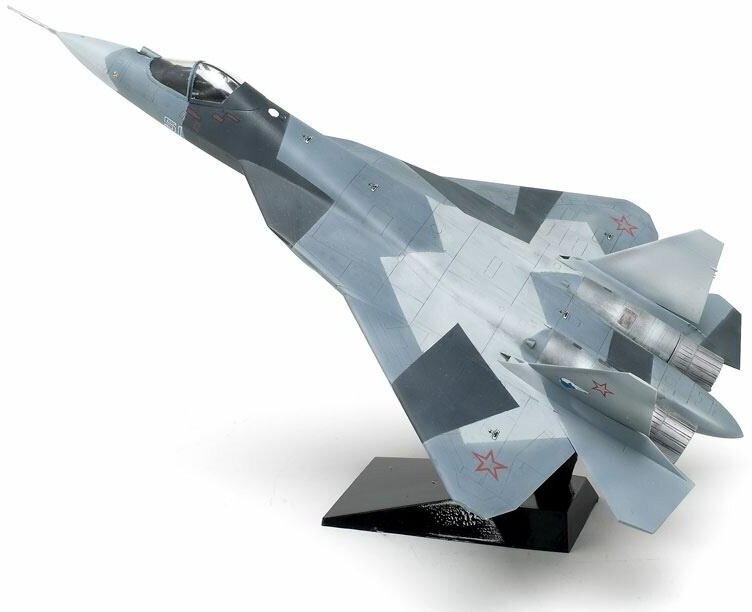 Сборная модель Звезда Самолет Су-50 - фото №5