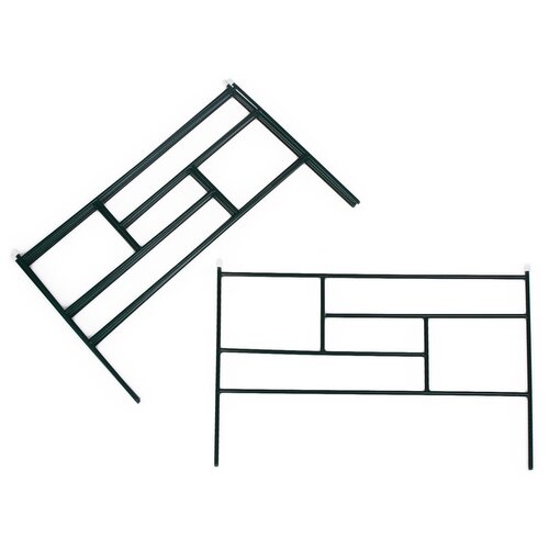 Ограждение декоративное, 45 ? 335 см, 5 секций, металл, зелёное, Плитка 7675038 . ограждение декоративное 45 х 335 см 5 секций металл зелёное флаг
