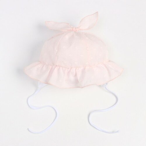 Шапочка детская цвет розовый размер 44-46 827₽