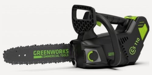 Изображение товара Пила цепная одноручная аккумуляторная Greenworks GD40TCS (арбориста), 40V, 25,4 см, бесщеточная, без АКБ и ЗУ