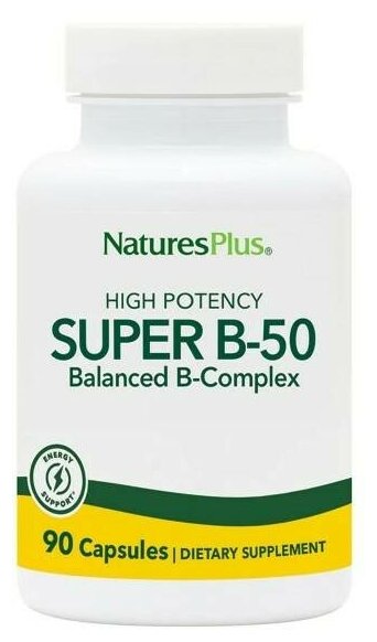 Nature's Plus Super B-50 Complex 90 капс.