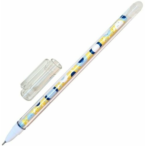 Ручка гелевая BeSmart,0,5мм, синий, пиши-стирай Bunny, желт, BSGP002.