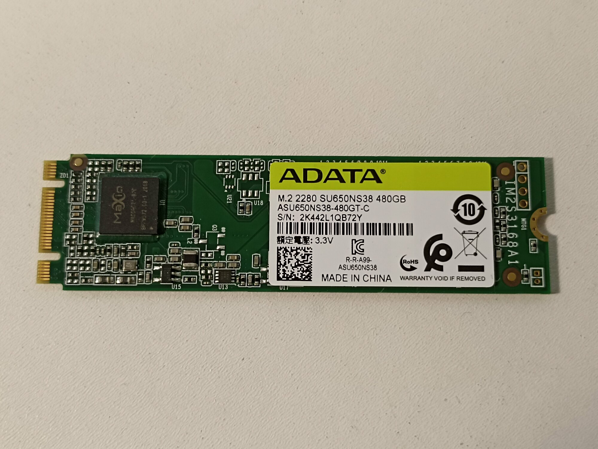 A-Data Ultimate SU650 480GB ASU650NS38-480GT-C - фото №5