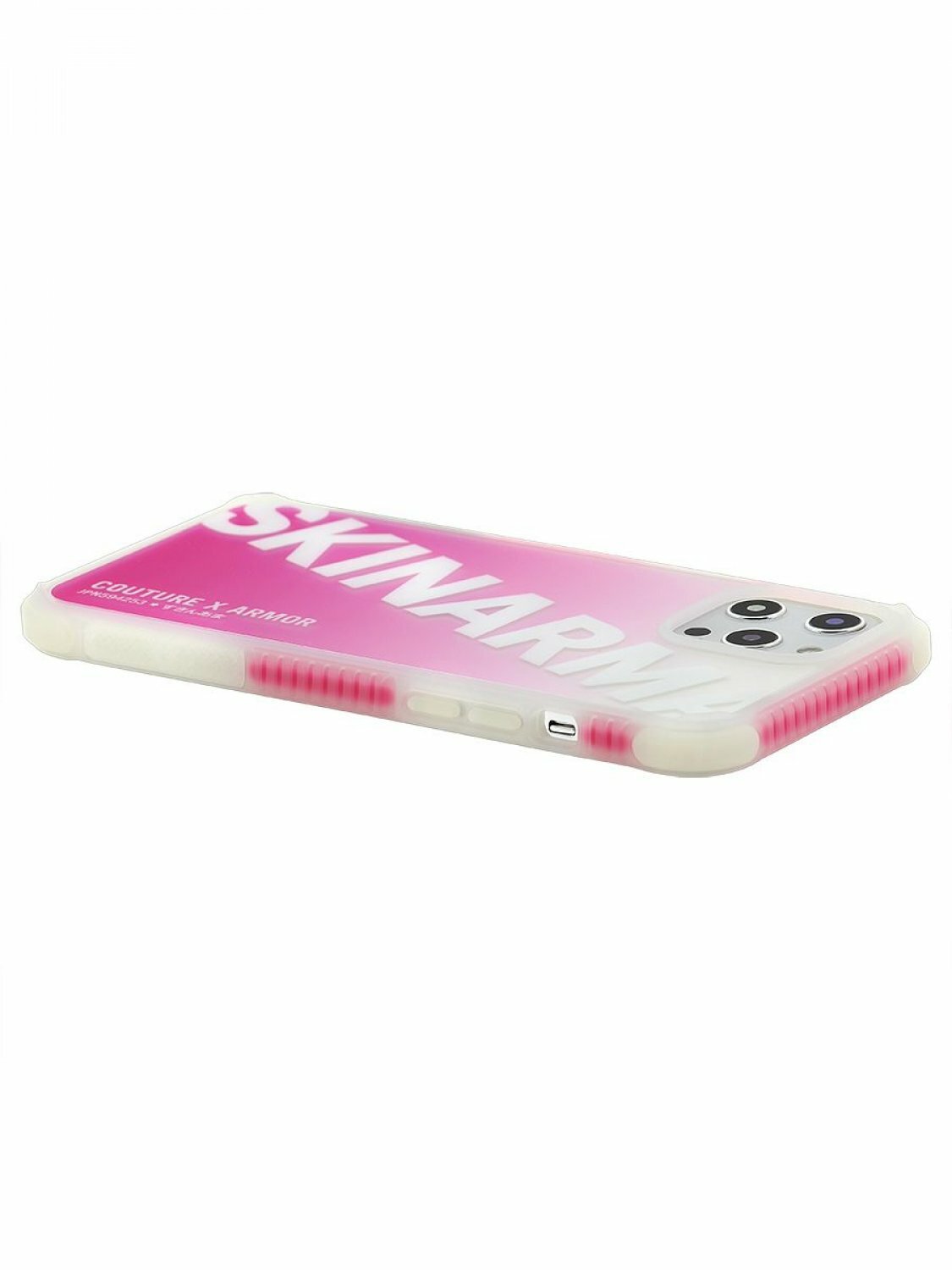 Чехол для iPhone 12 Pro Max Skinarma Keisha Pink, противоударная пластиковая накладка с рисунком, силиконовый бампер с защитой камеры