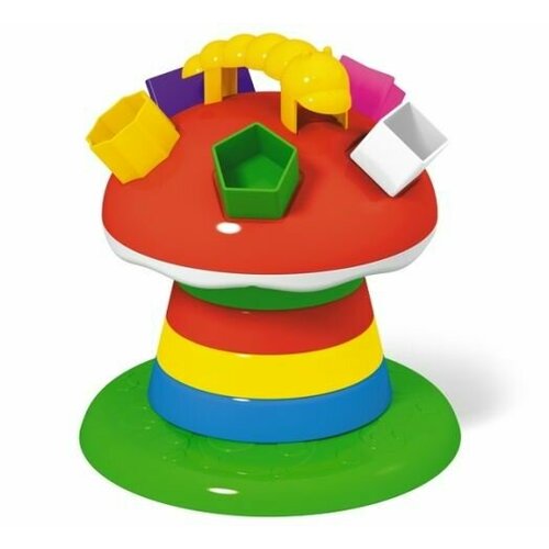 Логическая пирамидка Гриб на поляне (в сеточке) игрушка забавный гриб в сеточке
