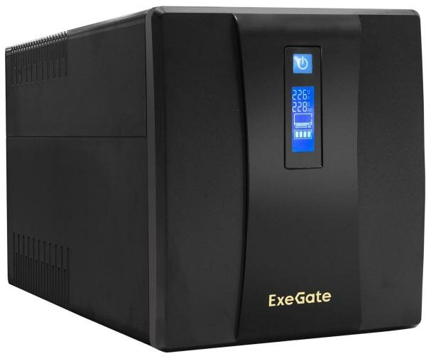 ИБП ExeGate SpecialPro Smart LLB-1500. LCD. AVR.4SH EP285503RUS