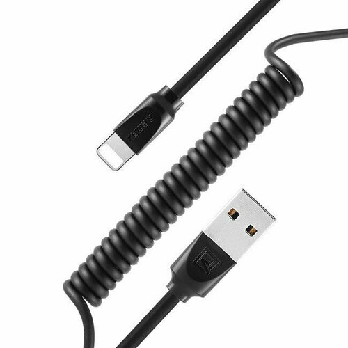 Витой кабель для iPhone iPad iPod, Remax Radiance Pro Lightning Data Cable RC-117i, черный кабель remax usb lightning rc 117i 1 м 1 шт белый