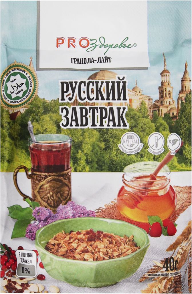 Гранола proздоровье Русский завтрак, 40г