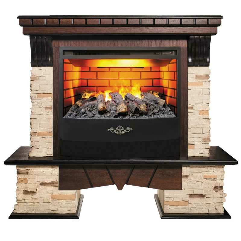 Камин RealFlame Rockland 25/255 AO с очагом 3D Firestar 255