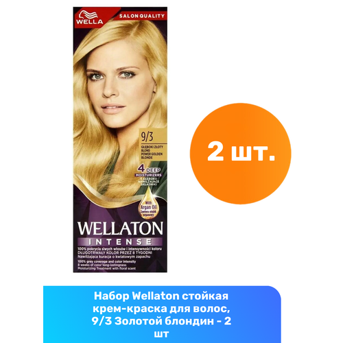 Wellaton стойкая крем-краска для волос 93 Золотой блондин - 2 шт 1097₽