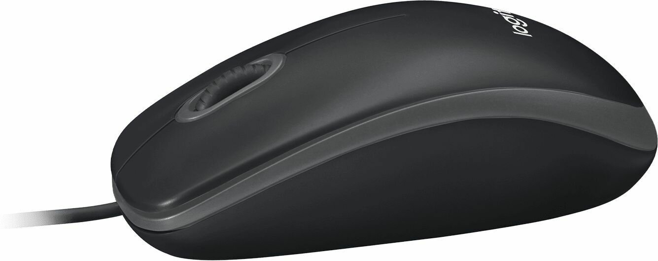 Мышь Logitech B100 for business черный оптическая (1000dpi) USB — фото 1
