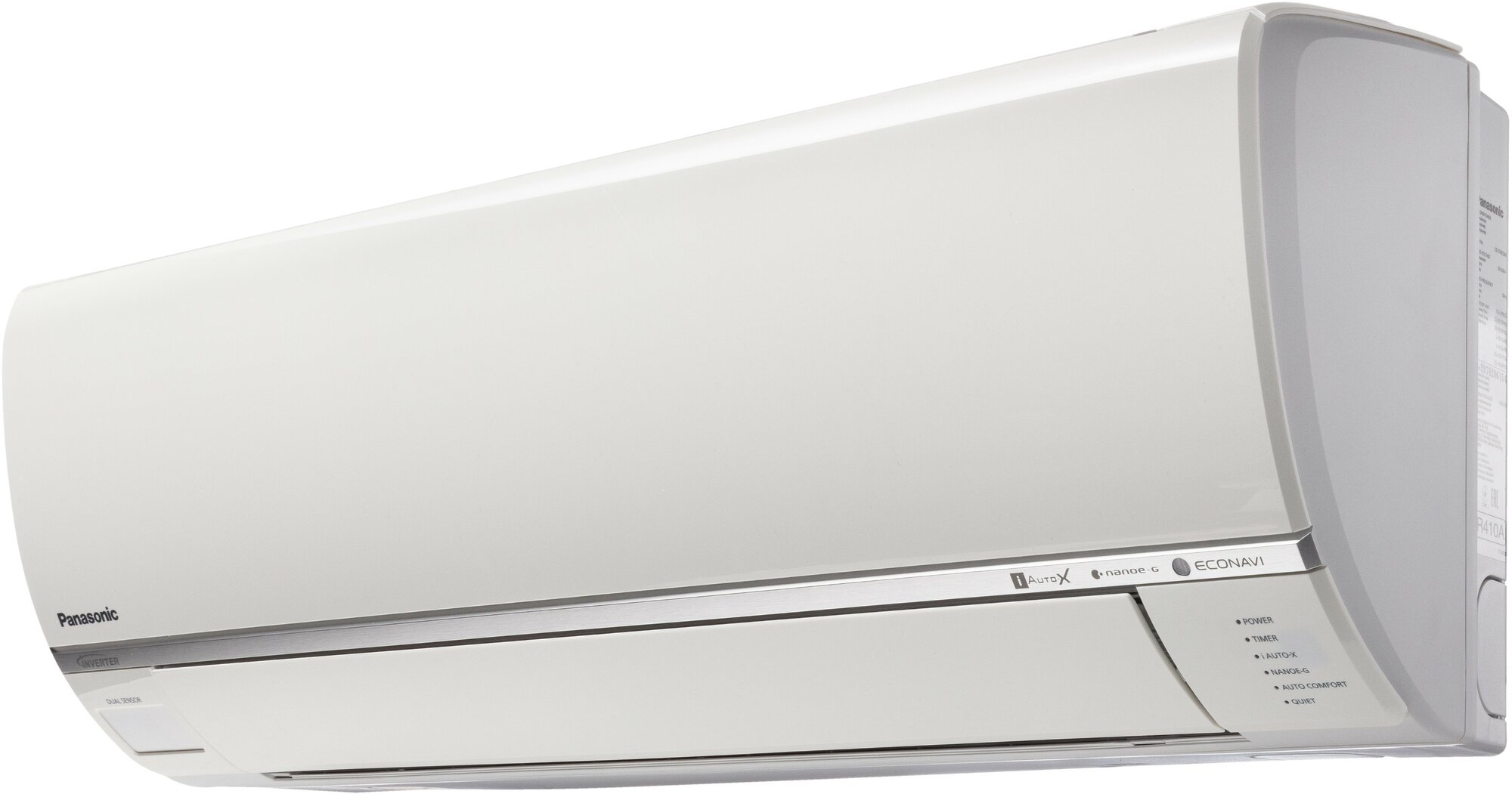 Сплит-система Panasonic CS/CU-E09RKDW DELUXE INVERTER (E), комплект, инвертор, белый, до 27 м