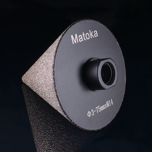Изображение товара Коронка-фреза алмазная конусная Matoka 3 -75 мм для УШМ, 1 шт.