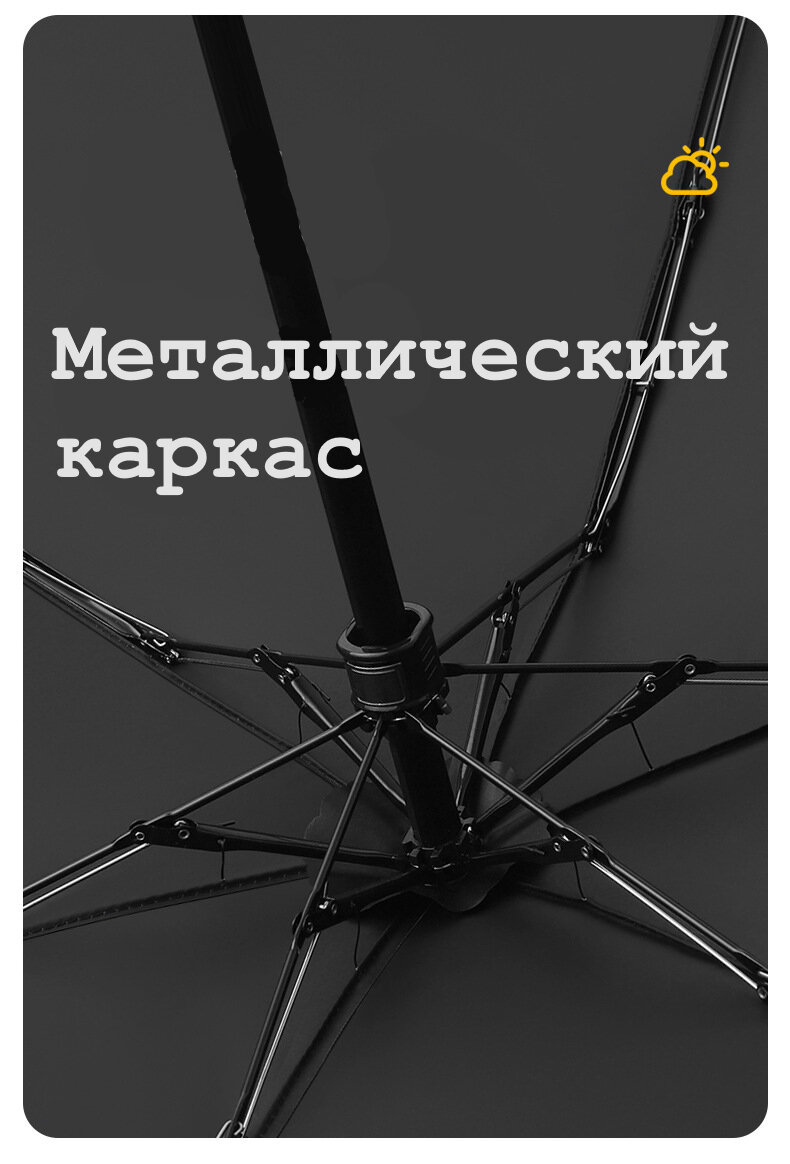 Мини-зонт , зеленый — фото 1