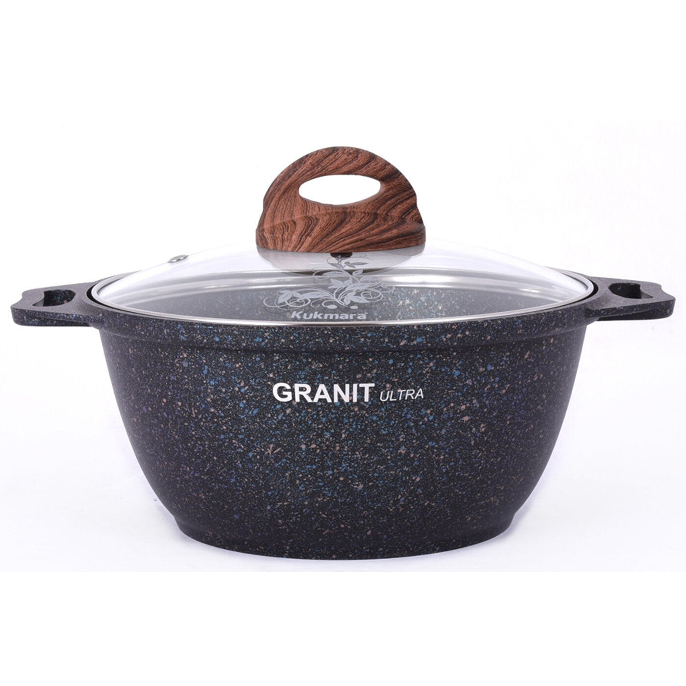 Кастрюля 2л со стекл. крышкой, АП линия "Granit ultra" (original) — фото 1
