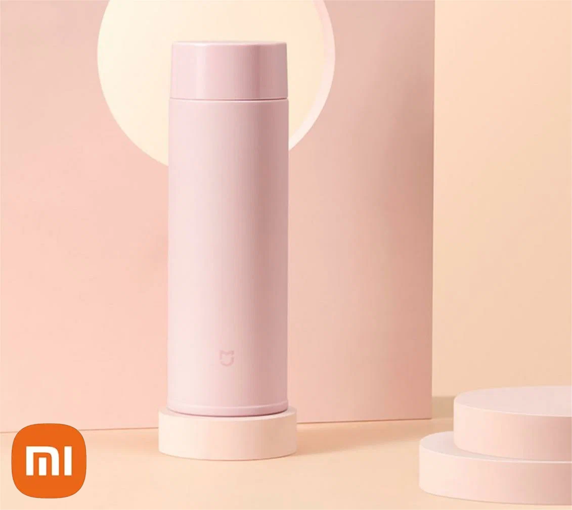 Вакуумная колба Xiaomi, 0.48 л, Розовый