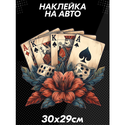 Наклейки на авто Череп кости 450₽