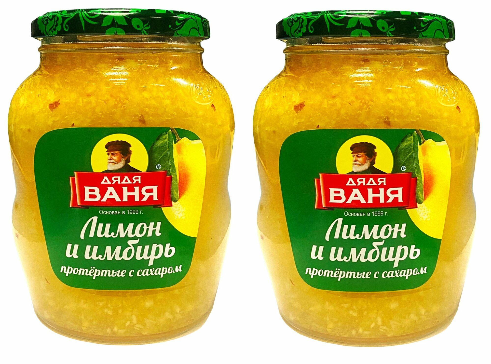 Лимон Дядя Ваня с имбирем 420 грамм 2 штуки