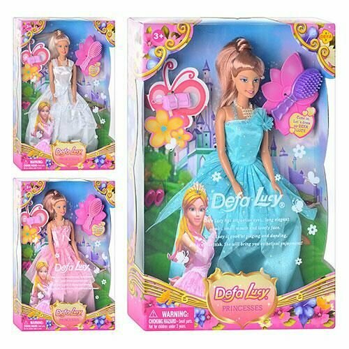 Кукла DEFA Lucy "Принцесса", 29 см, с аксессуарами, в коробке