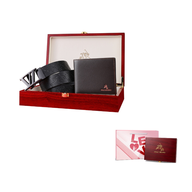 POLOMEISDO Cow Leather Belts Men's 3.5CM 115CM