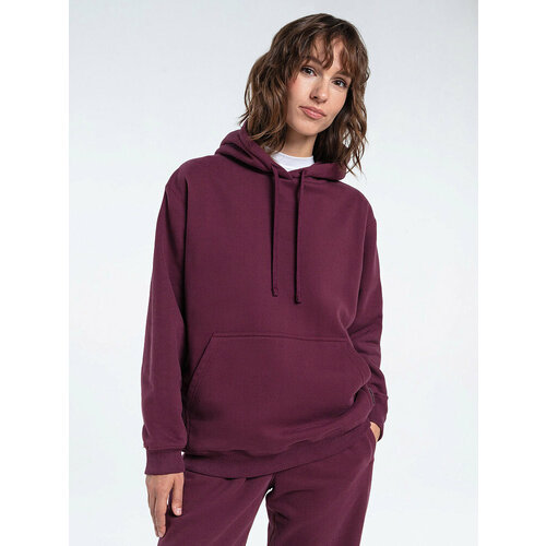 фото Худи streetbeat hoodie basic fleece, 1 шт., размер xs, , гранатовый