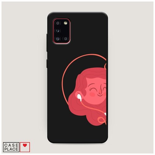 фото Чехол силиконовый матовый samsung galaxy a31 музыка для влюбленных 1 case place