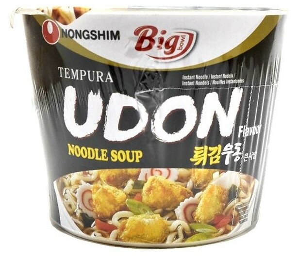 Лапша быстрого приготовления Nongshim Удон премиум, 111 г