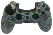 Защитный силиконовый чехол Controller Silicon Case для геймпада Sony Dualshock 4 Wireless Controller Camouflage Black/Blue/Green (Камуфляж Чер.