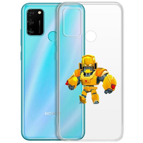фото Чехол-накладка clear case brawl stars-бо золотой меха для honor 9a/play 9a krutoff group
