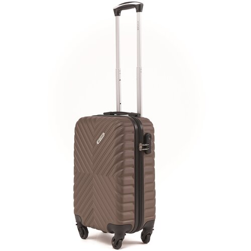 фото Чемодан lacase new delhi, s 30 л, цвет кофейный l'case